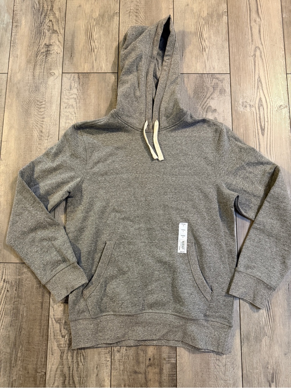 Kohl's Gray Pullover Hoodie with Drawstring